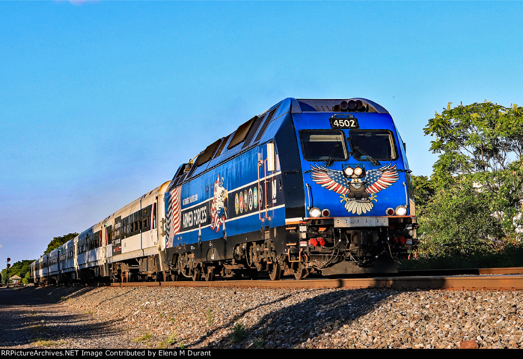 NJT 4502 on train 5743